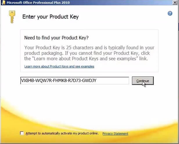 2016 excel activation key